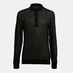 Men's Fuido Long-Sleeve Polo Shirt