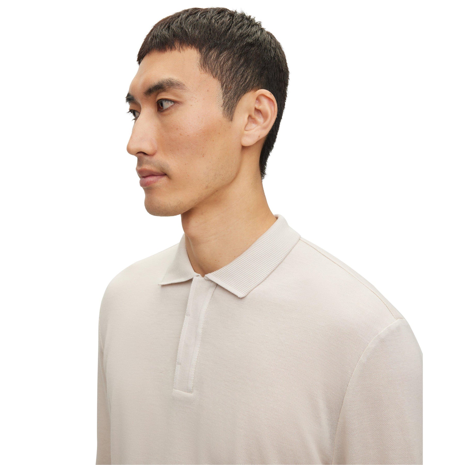 Men's Parker Long-Sleeve Polo Shirt