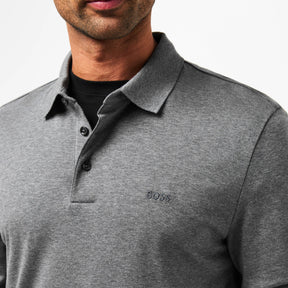 Men's HBB Pado 30 Long-Sleeve Polo Shirt, Iconic Logo Embroidered