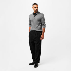 Men's HBB Pado 30 Long-Sleeve Polo Shirt, Iconic Logo Embroidered