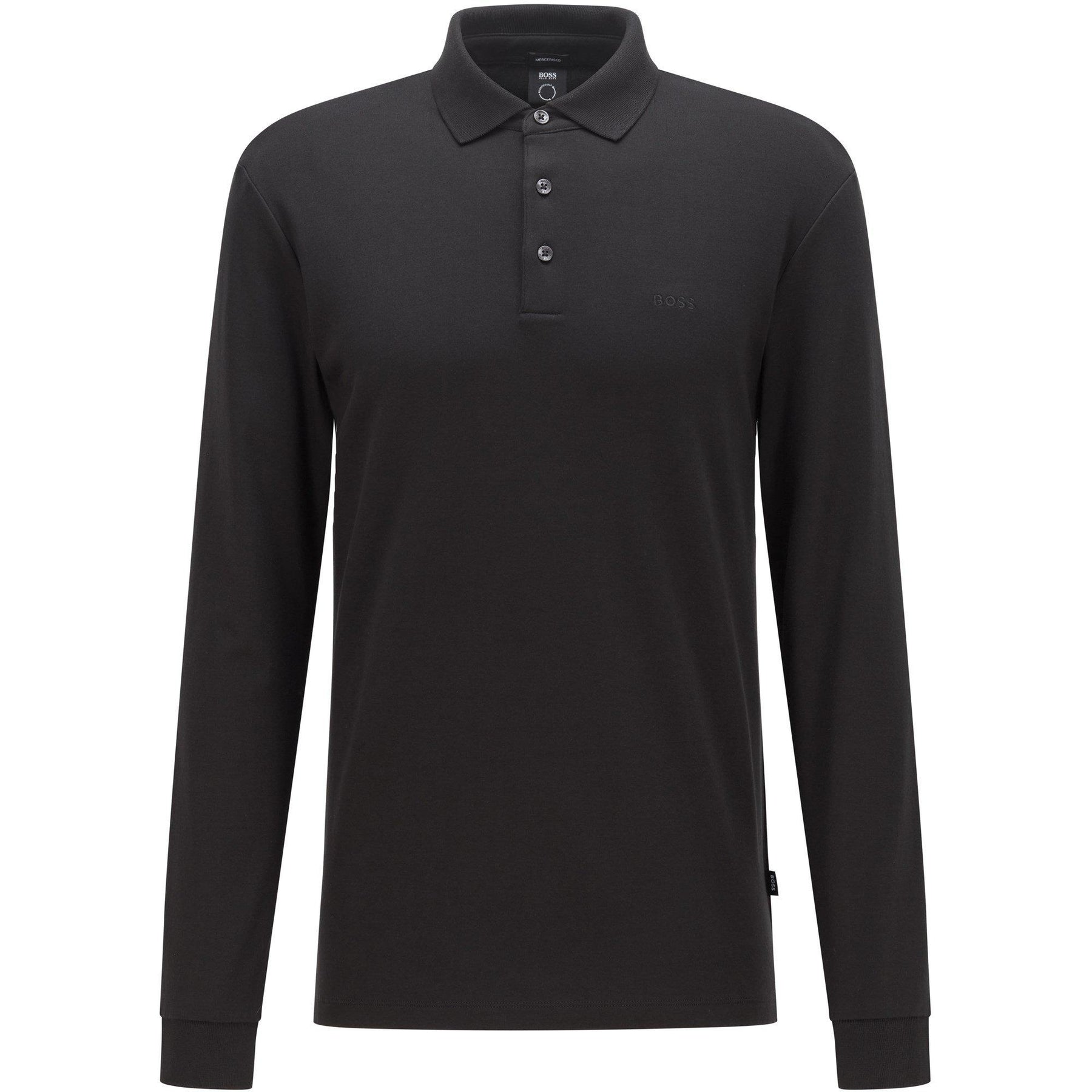 Men's HBB Pado 30 Long-Sleeve Polo Shirt, Iconic Logo Embroidered