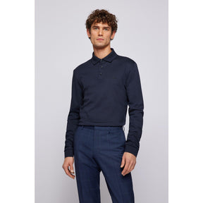 Men's HBB Pado 30 Long-Sleeve Polo Shirt, Iconic Logo Embroidered