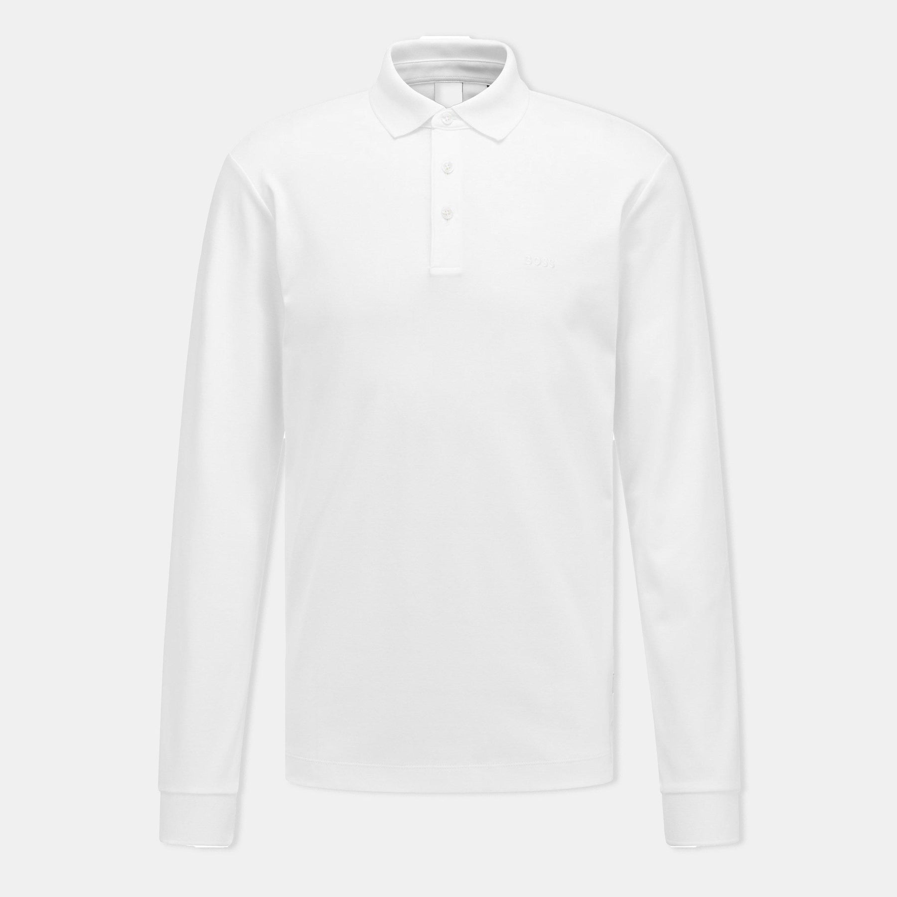 Men's HBB Pado 30 Long-Sleeve Polo Shirt, Iconic Logo Embroidered