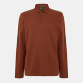 Men's Pleins 31 Long-Sleeve Slim Fit Mercerised Cotton Polo Shirt