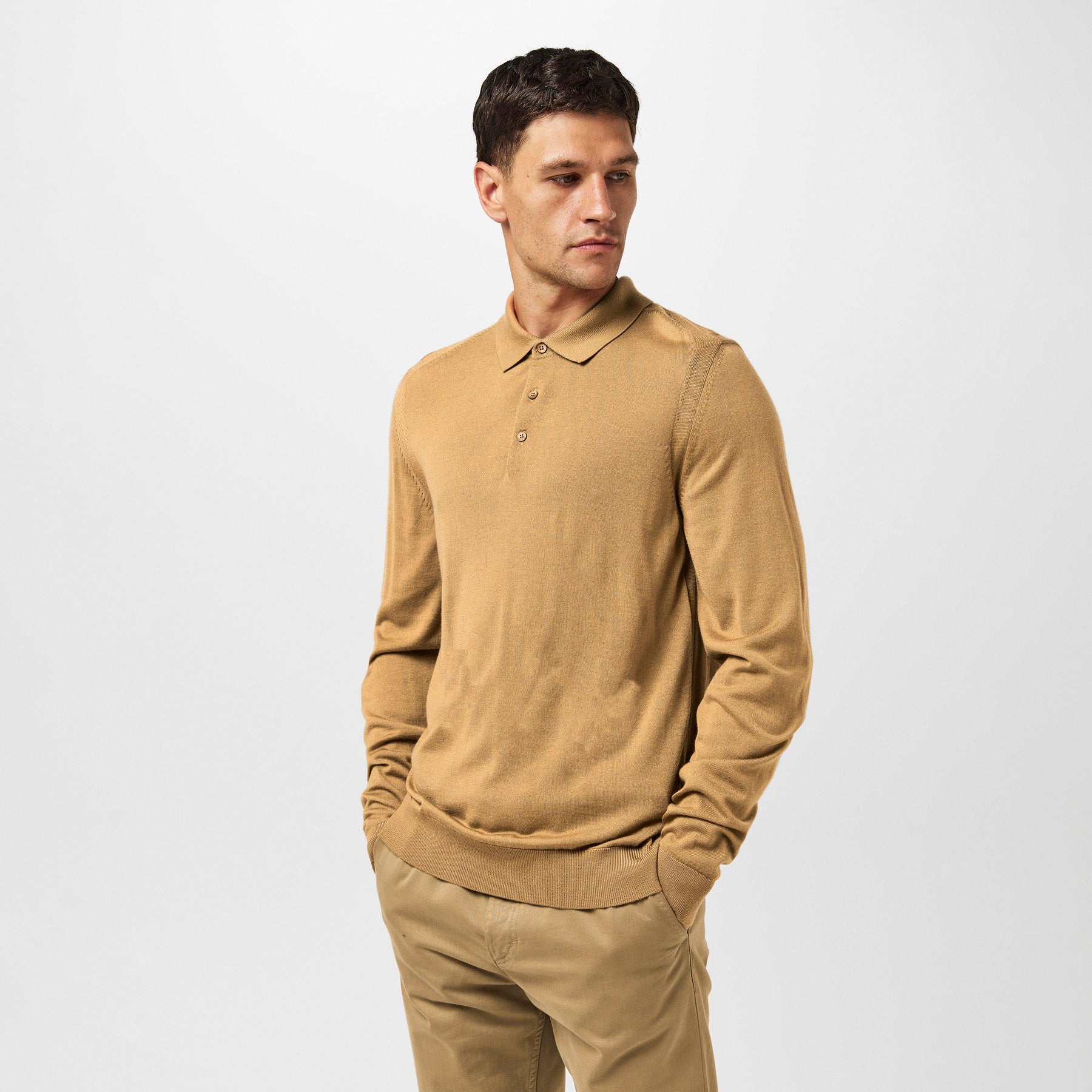 Men's HBC Ovio Long-Sleeve Polo