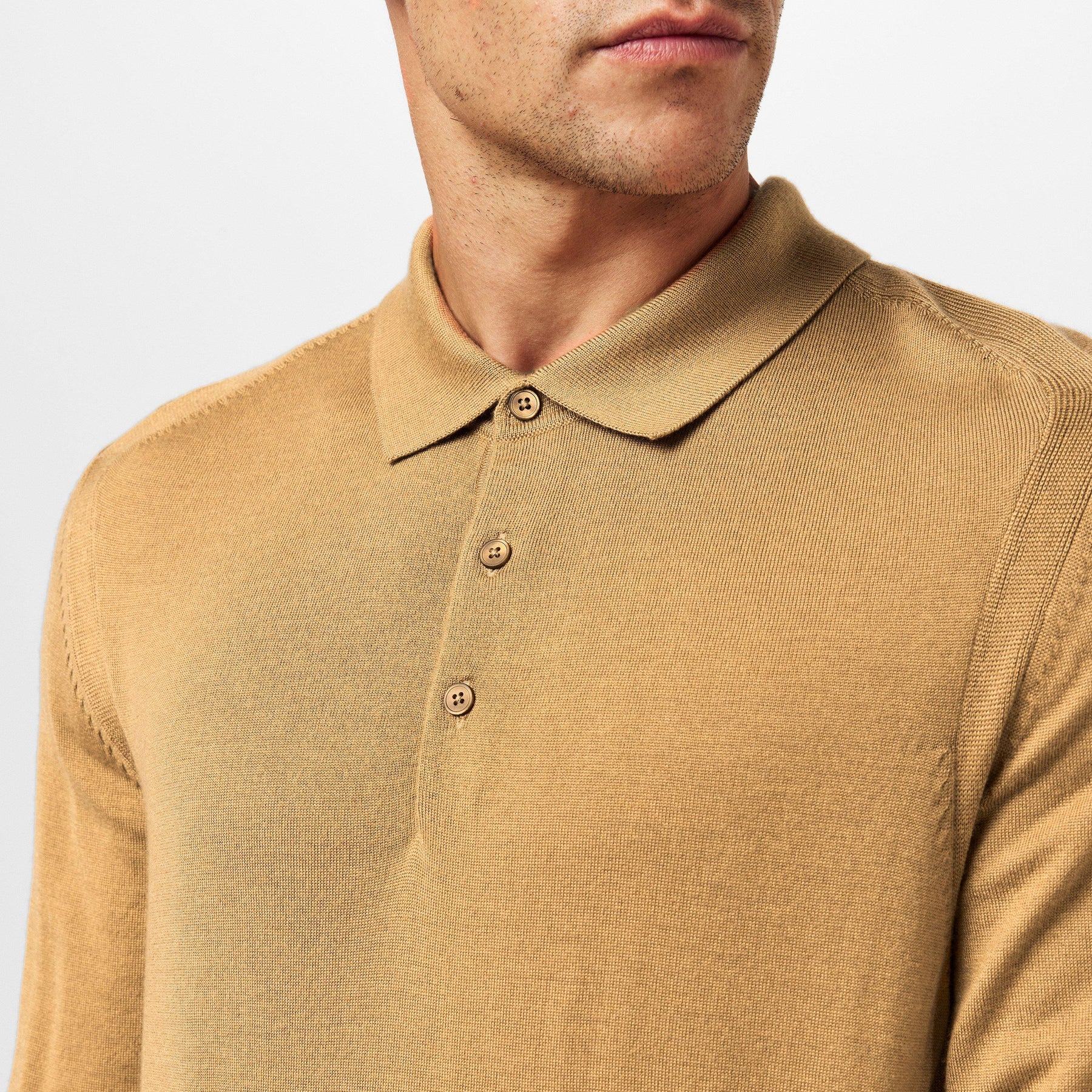 Men's HBC Ovio Long-Sleeve Polo