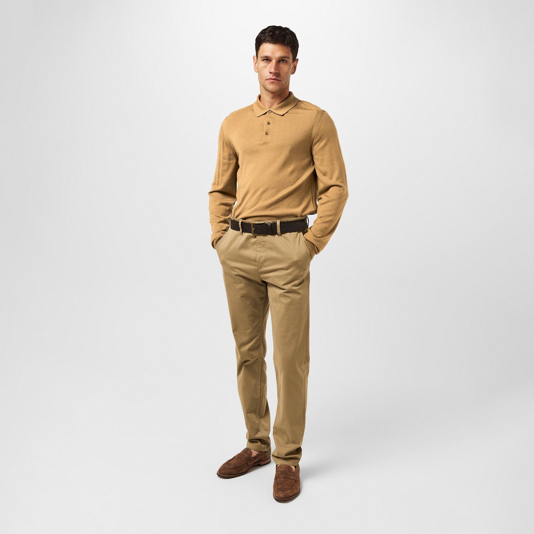Men's HBC Ovio Long-Sleeve Polo