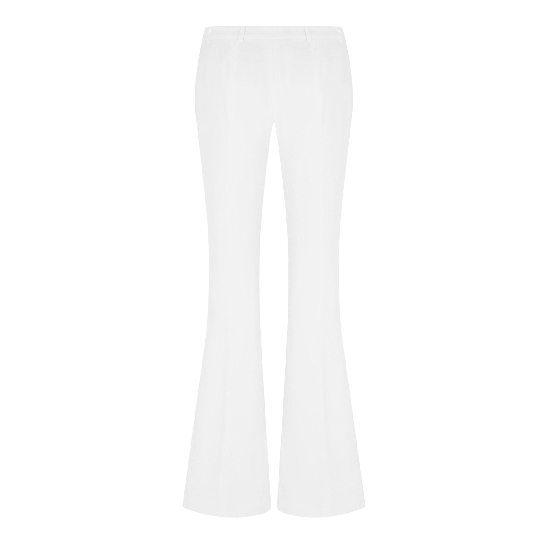 Crepe Bootcut Trousers