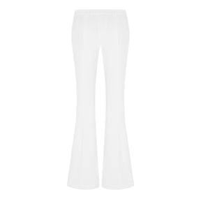 Crepe Bootcut Trousers