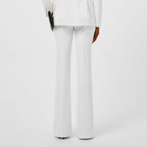 Crepe Bootcut Trousers