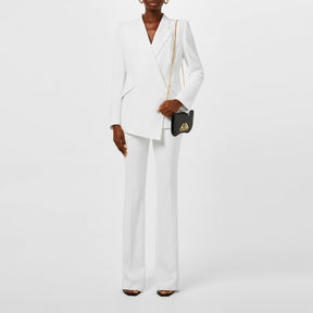 Crepe Bootcut Trousers