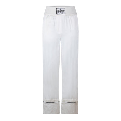 Satin Pyjama Pant, Satin Construction Trousers