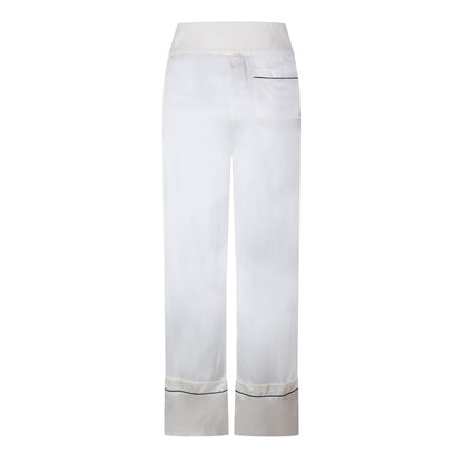 Satin Pyjama Pant, Satin Construction Trousers