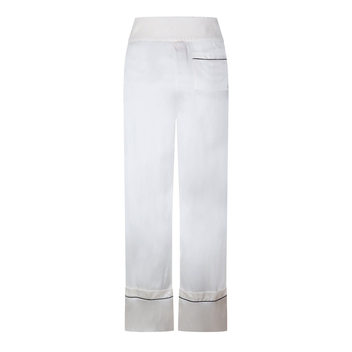 Women's Satin Pyjama Pant, Satin Construction Trousers