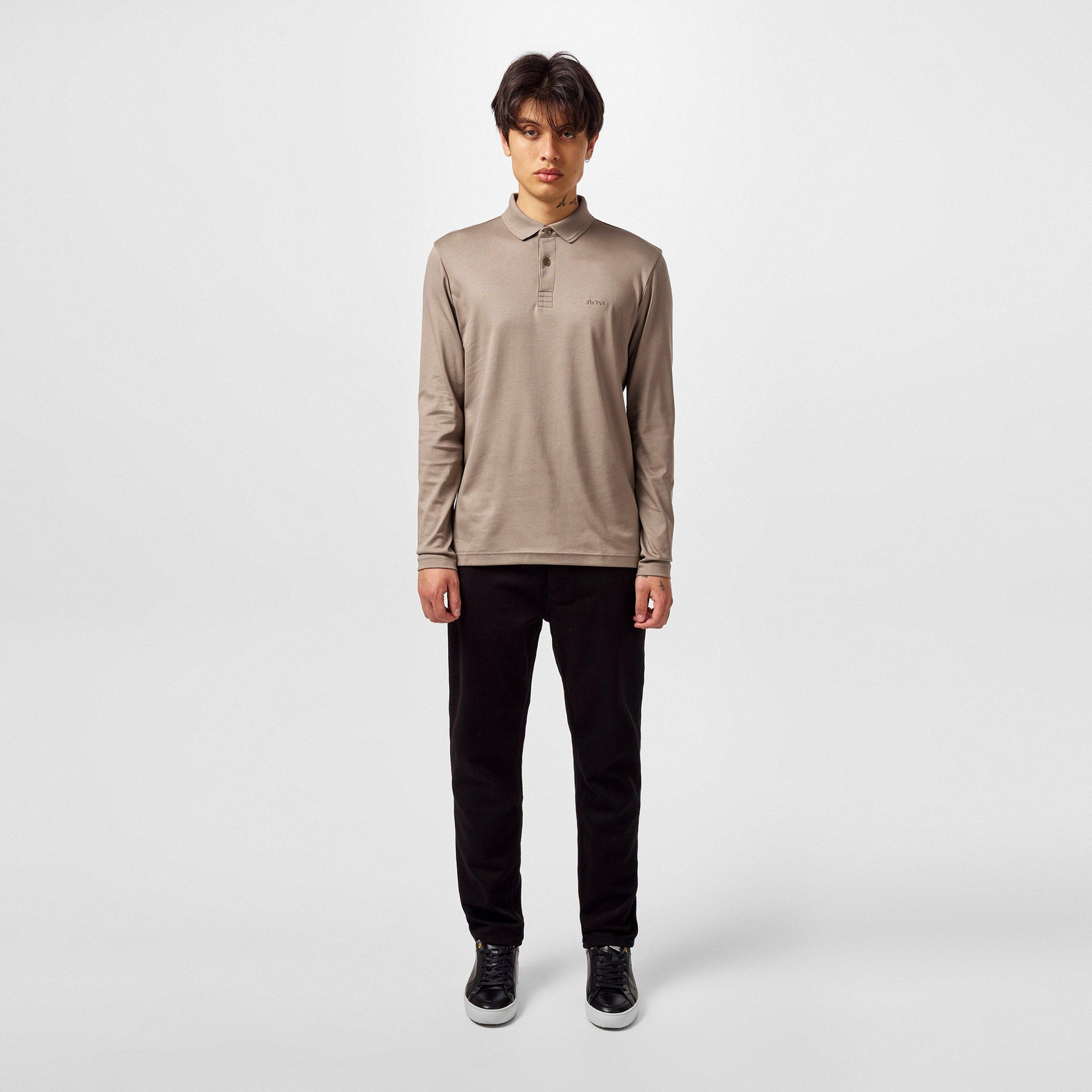 Men's Pirol Long-Sleeve Polo Shirt, Timeless Design