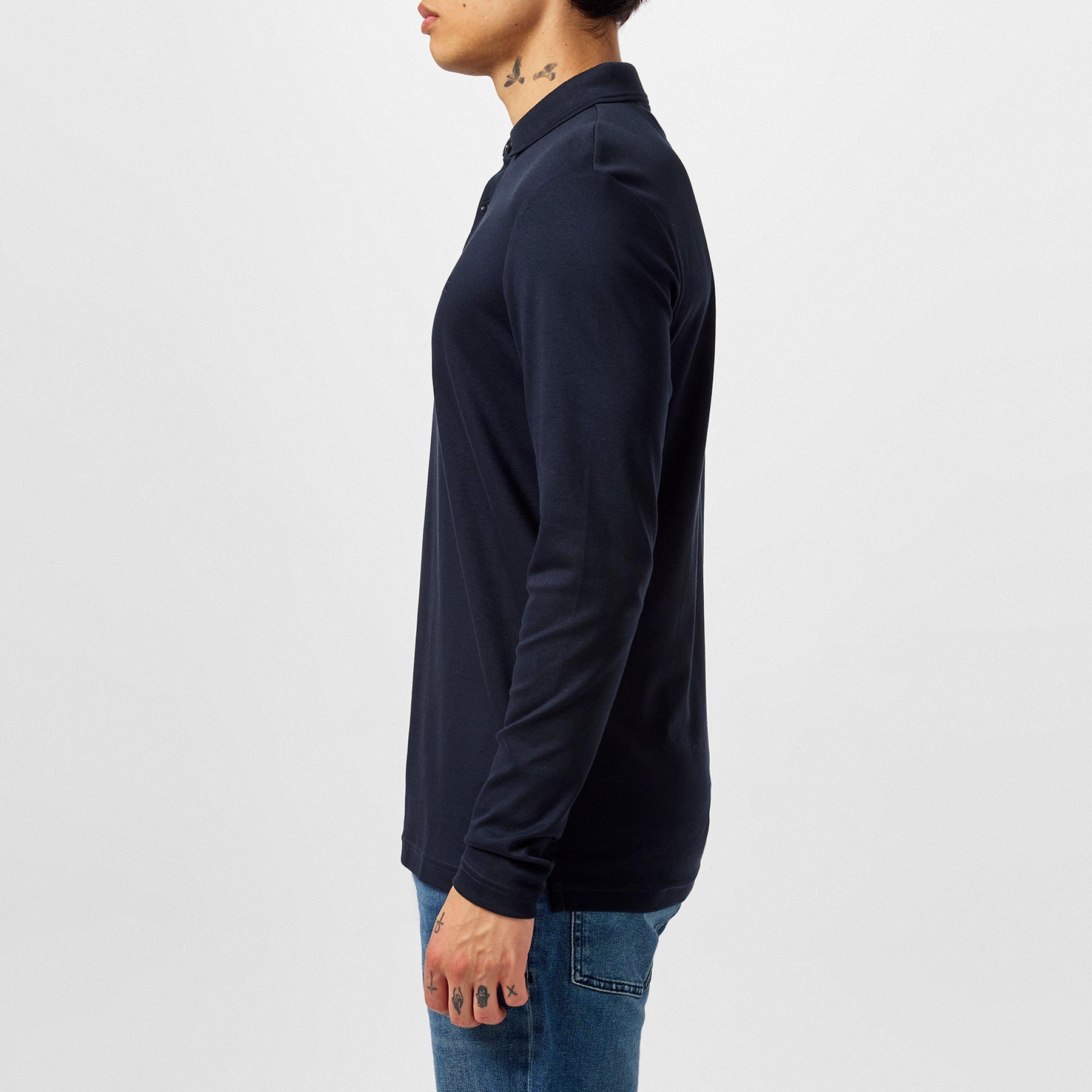 Men's Pirol Long-Sleeve Polo Shirt, Timeless Design