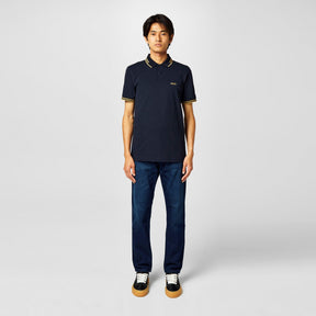 Men's HBG Paul Polo Contrast Striped Trim Shirt