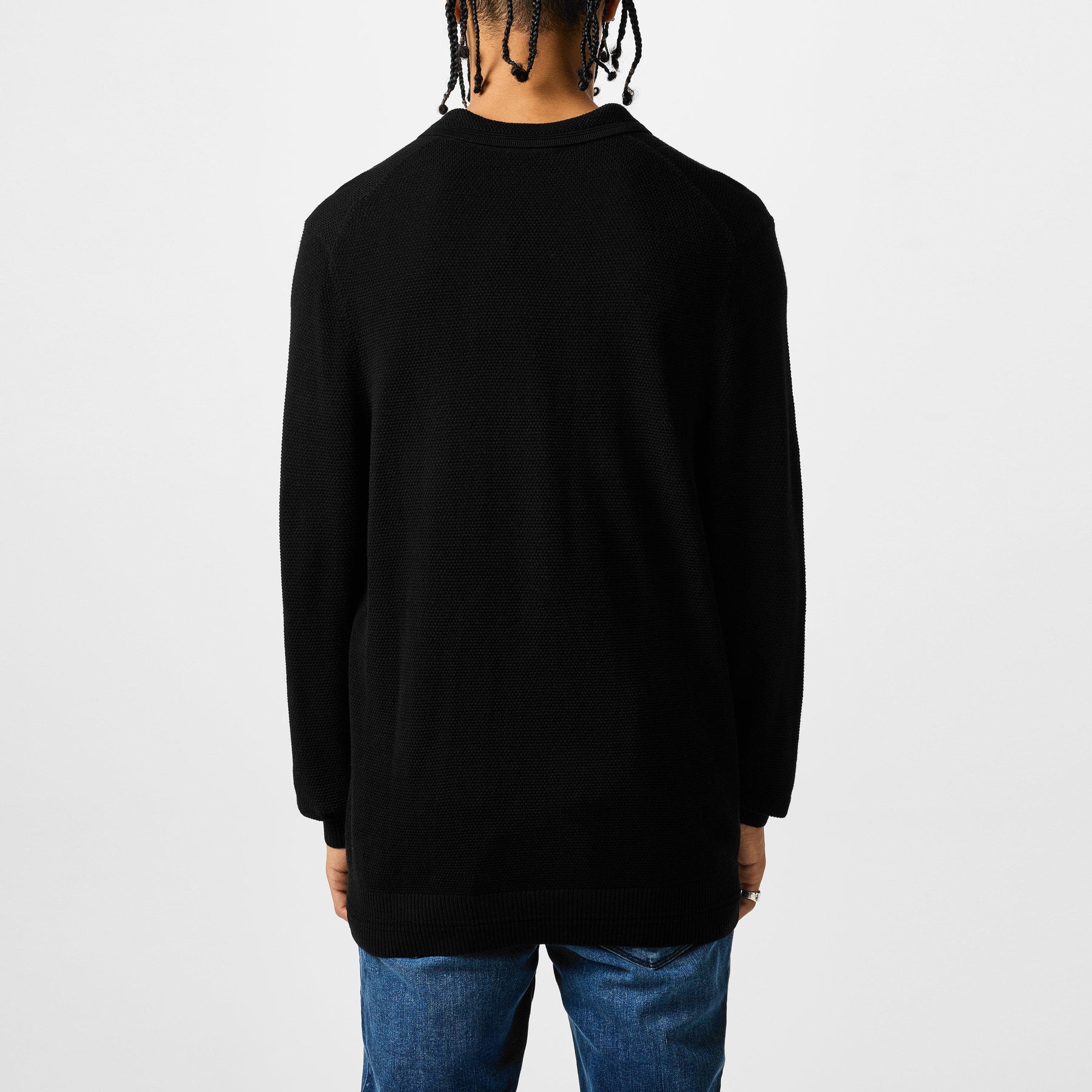 Sastor Zip-Neck Polo Sweater