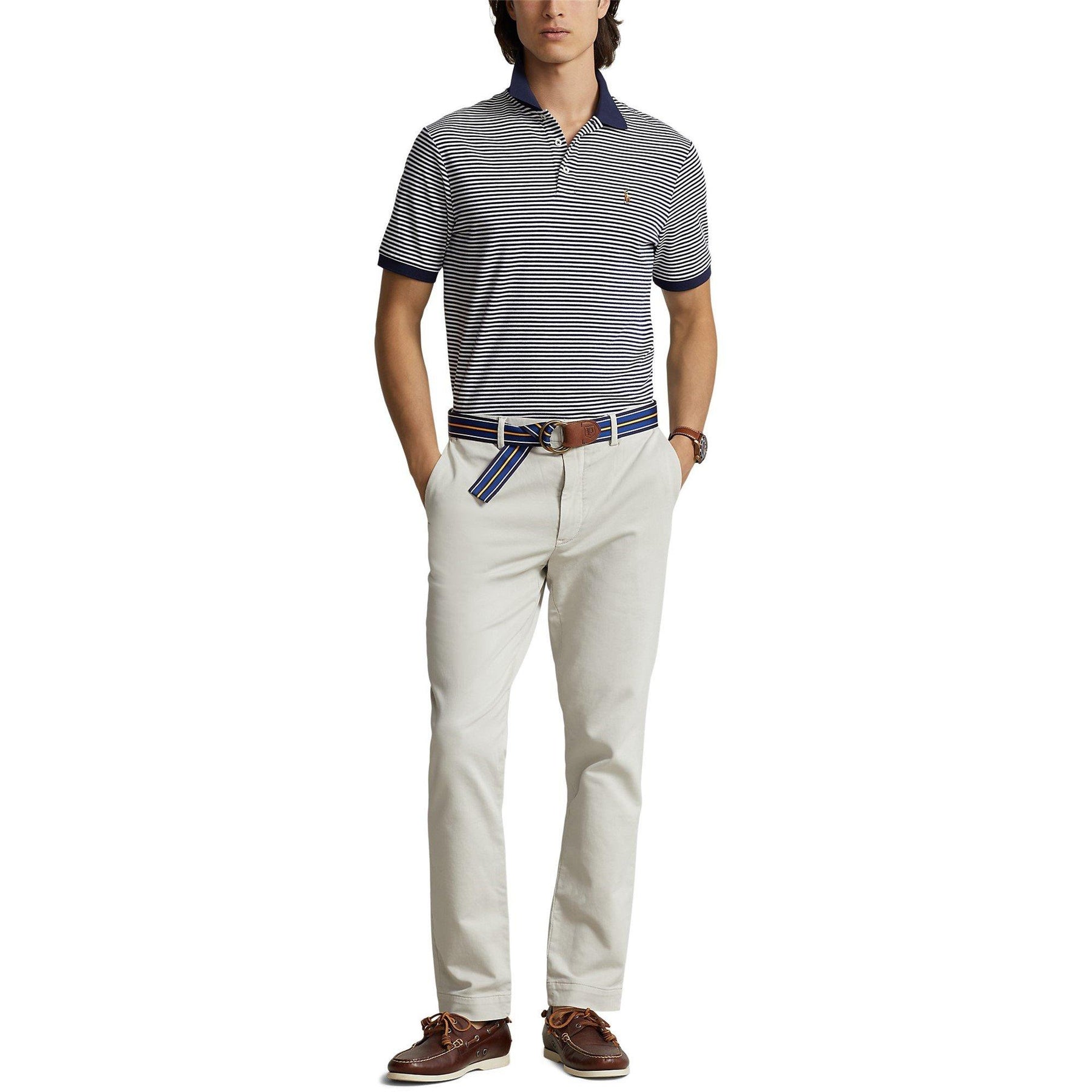 Striped Slim Fit Polo Shirt