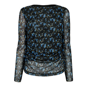 Women's Enizo Blouse, Elegant Floral Design