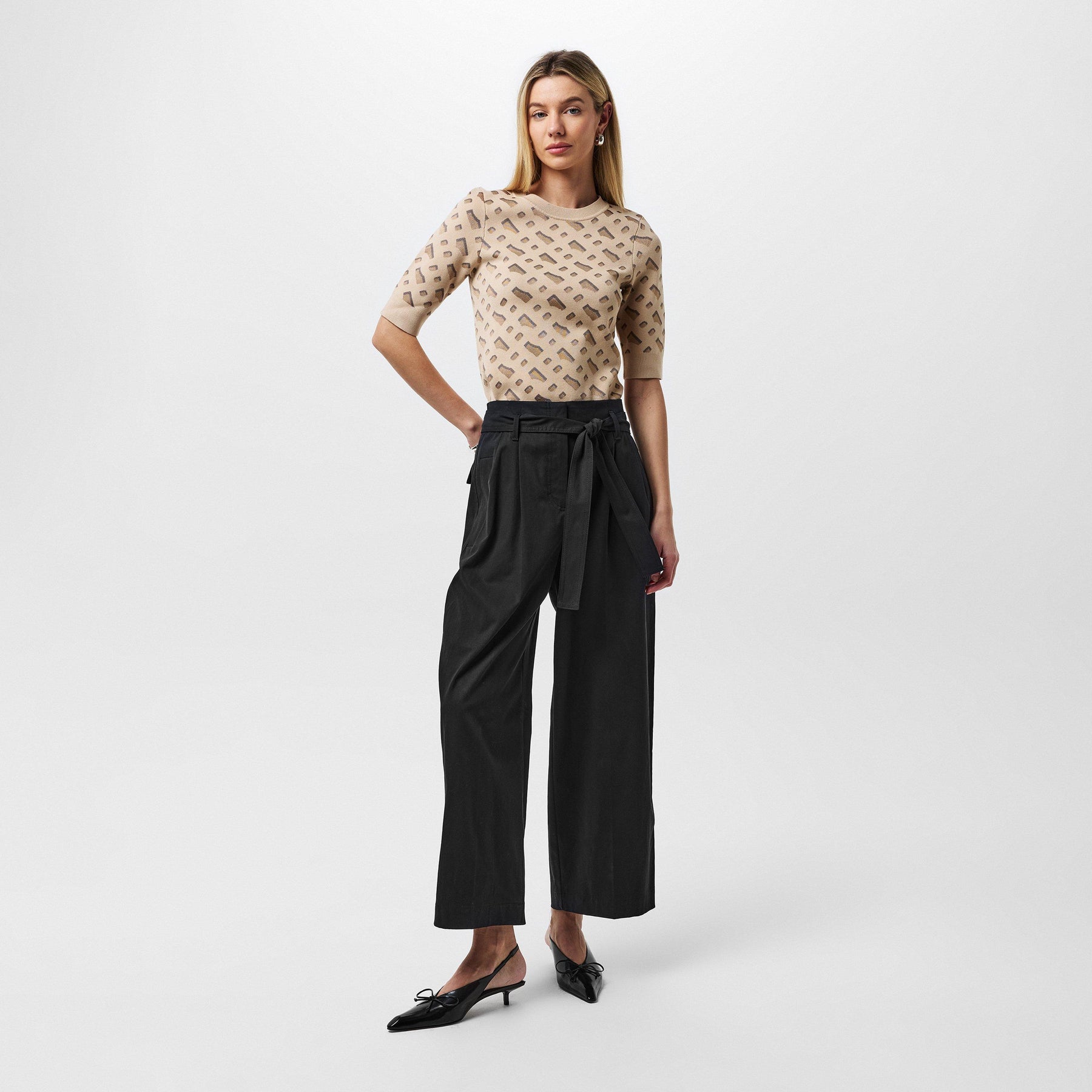 Women's Tenoy Trousers with Front Tie Fastening
