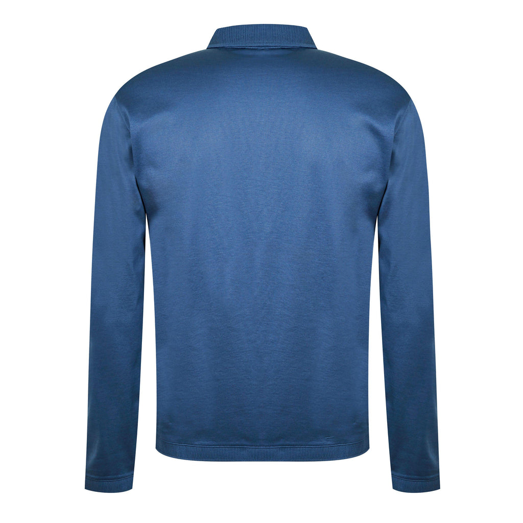 Mercerised Long Sleeve Polo Shirt