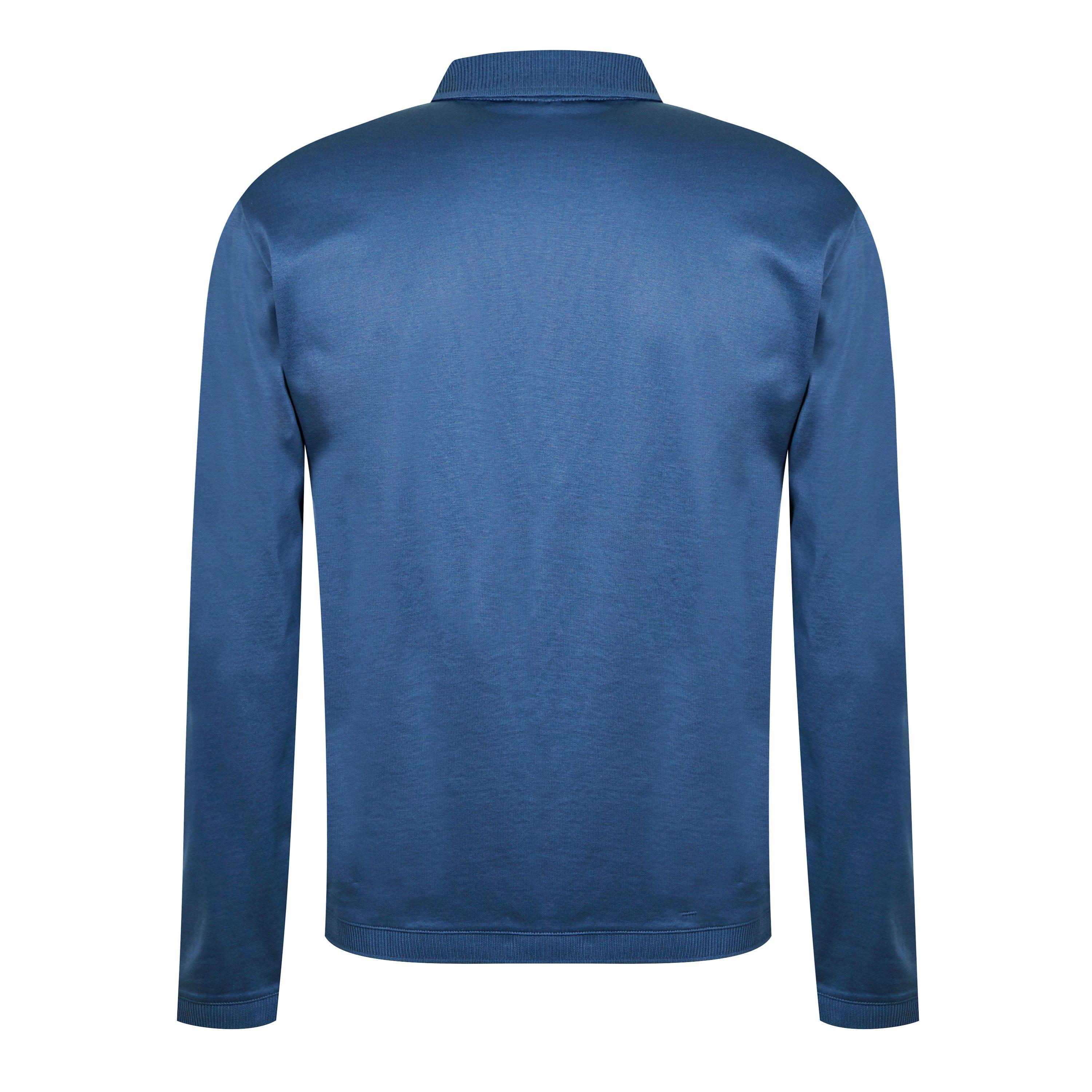 Mercerised Long Sleeve Polo Shirt