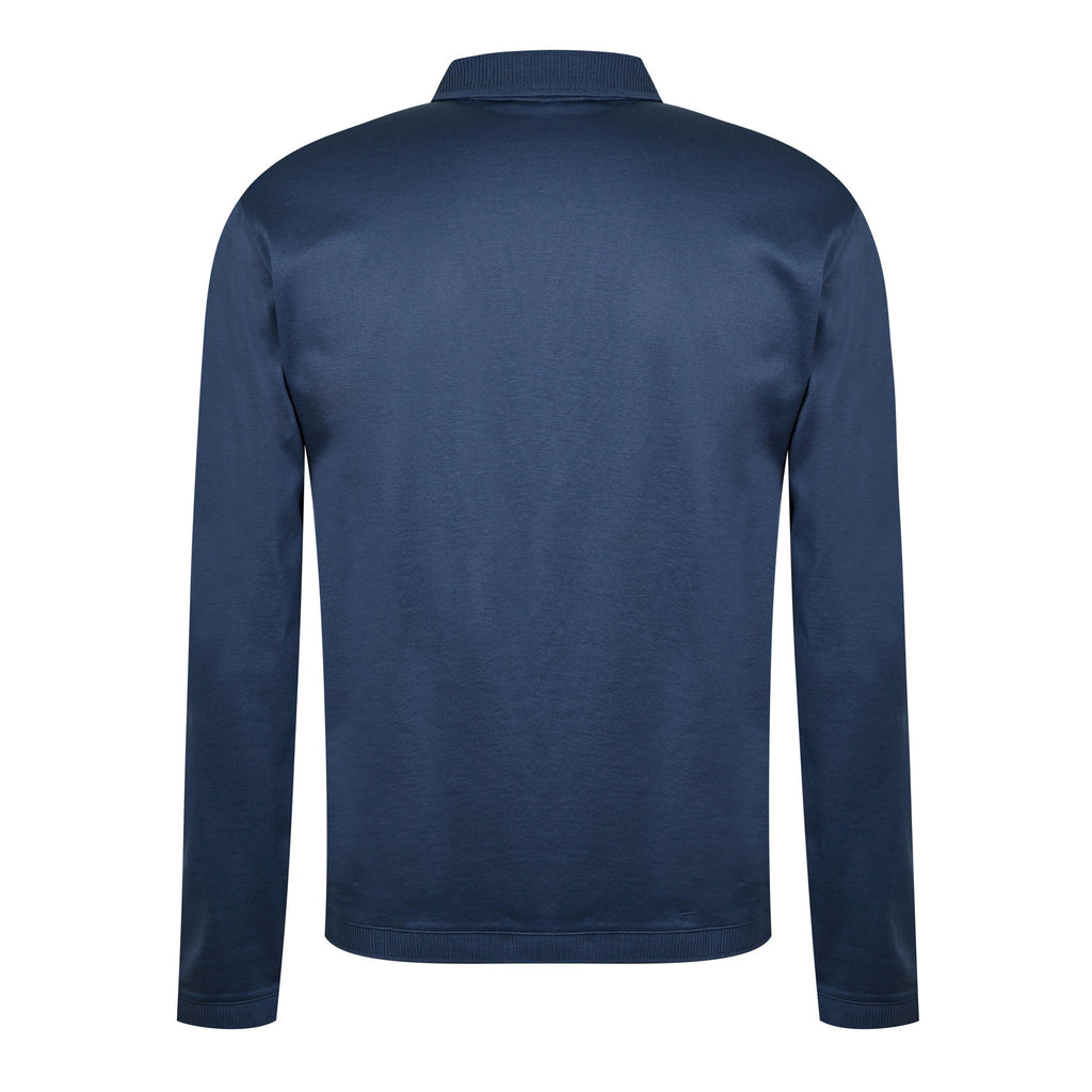 Mercerised Long Sleeve Polo Shirt