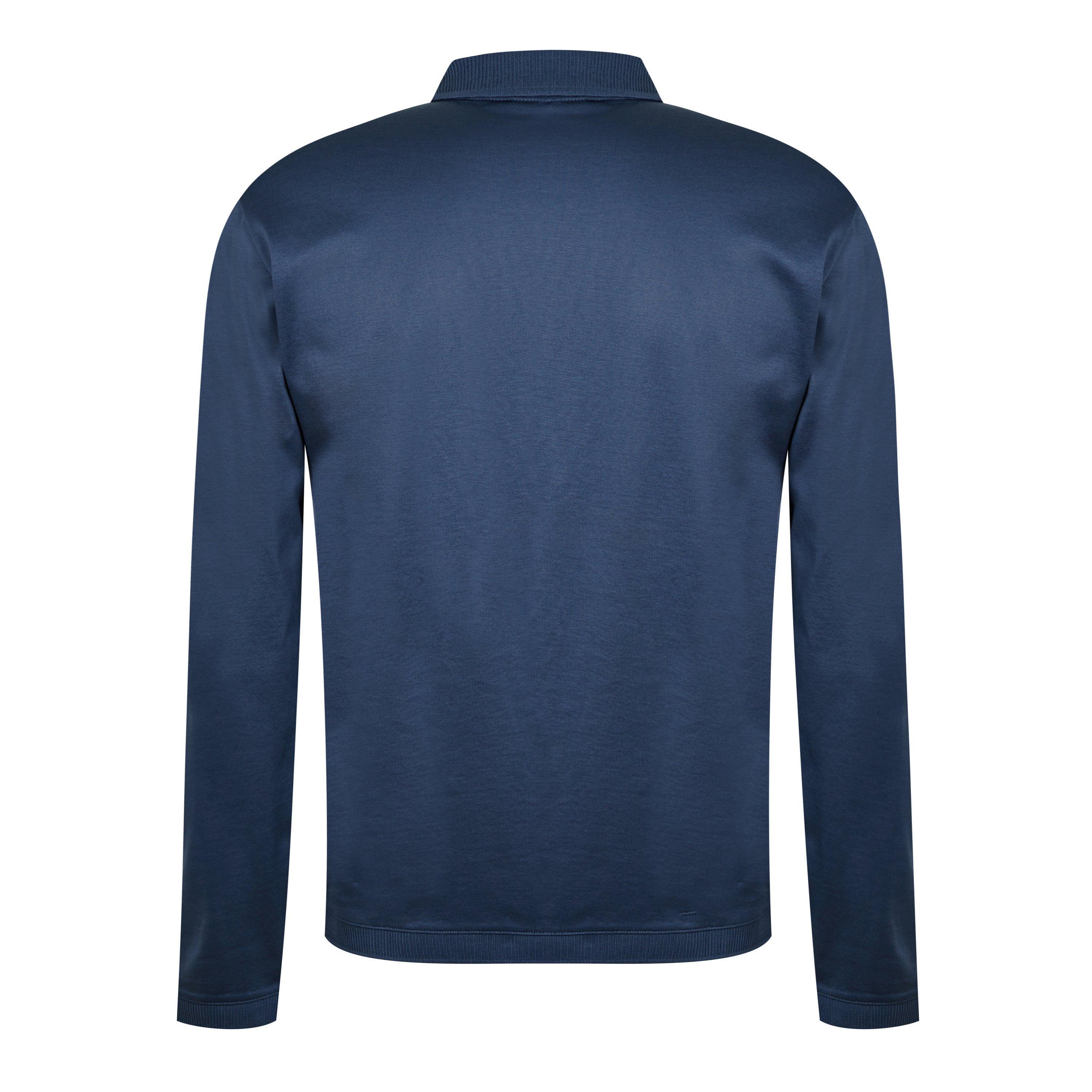 Mercerised Long Sleeve Polo Shirt