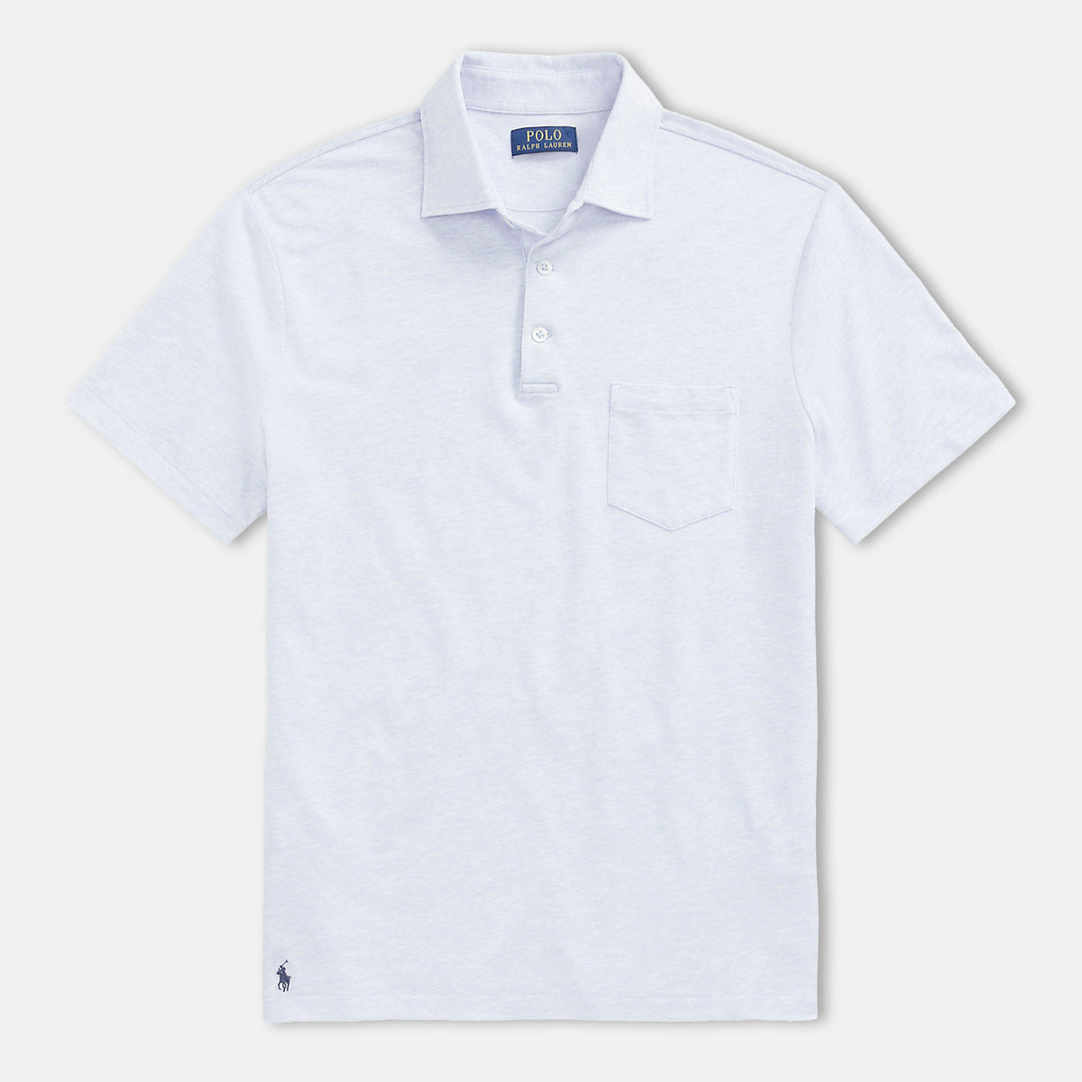 Cotton Linen Short Sleeve Polo Shirt