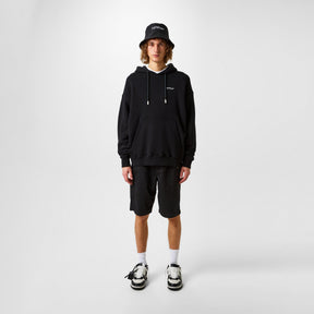 Men's Logo Print Hoodie, Iconic Branding Arrow Motif