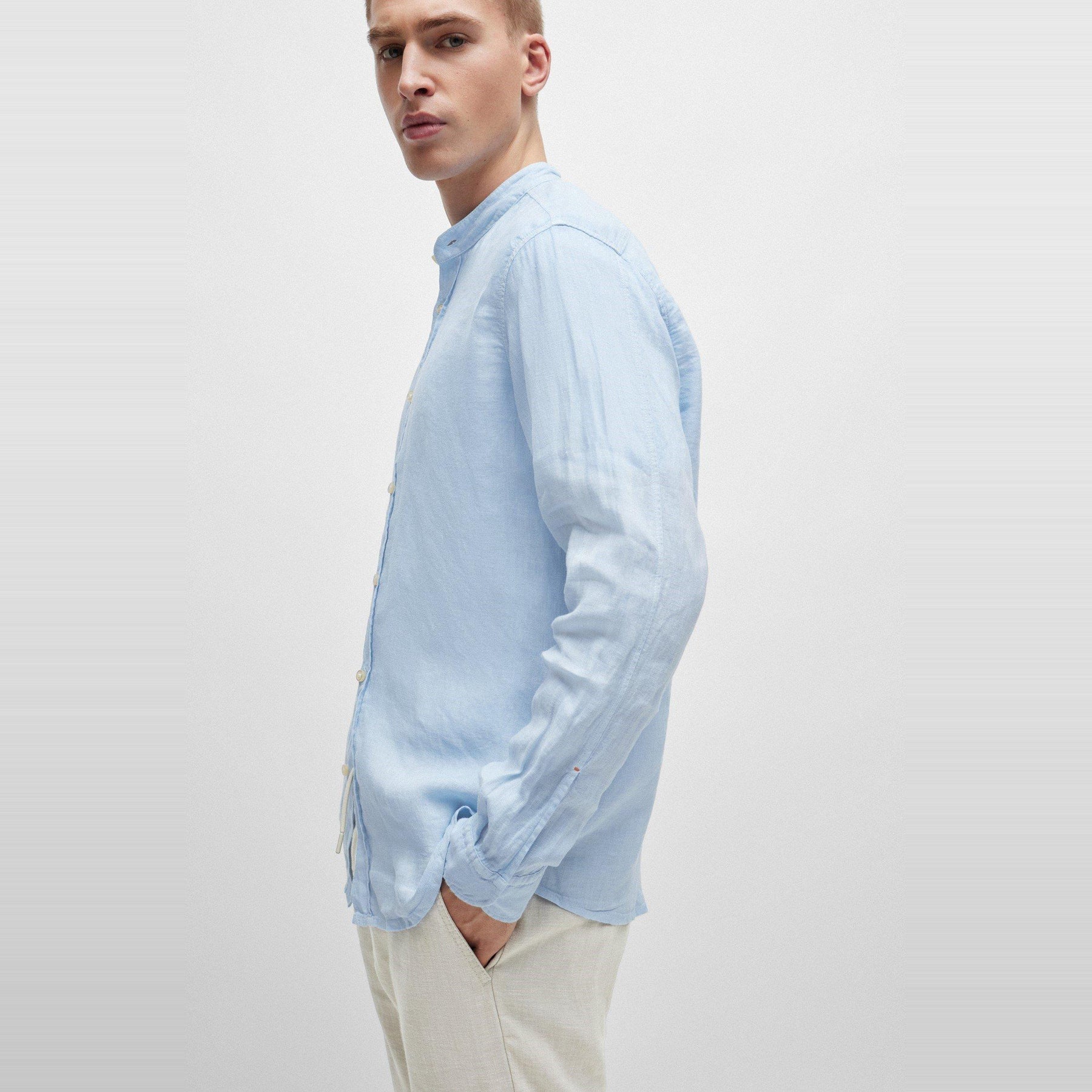 Men's HBO Race Plain Long-Sleeve Shirt