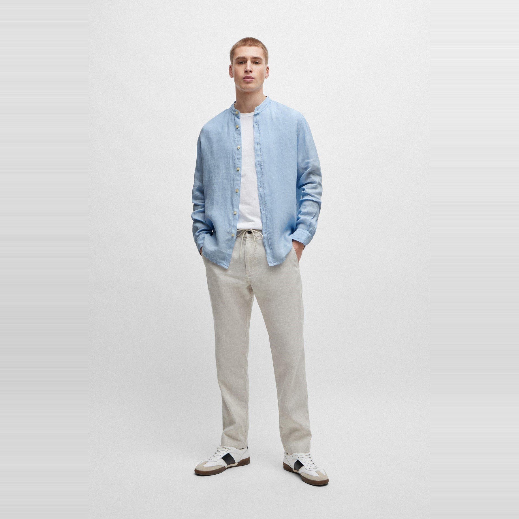 Men's HBO Race Plain Long-Sleeve Shirt