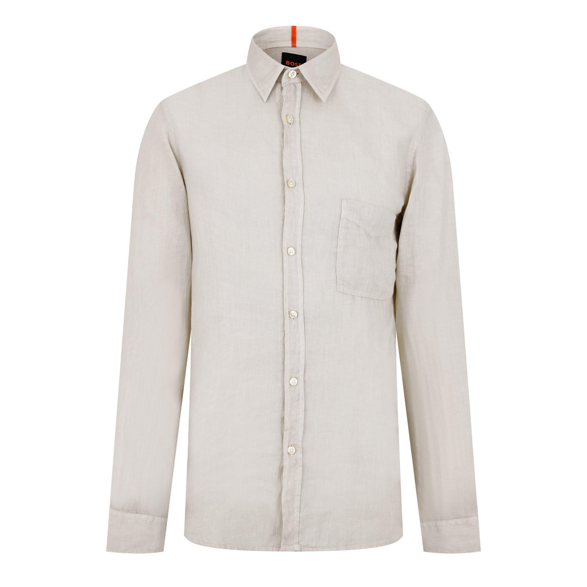 Men's HBO Relegant 6 Lin Plain Long-Sleeve Shirt