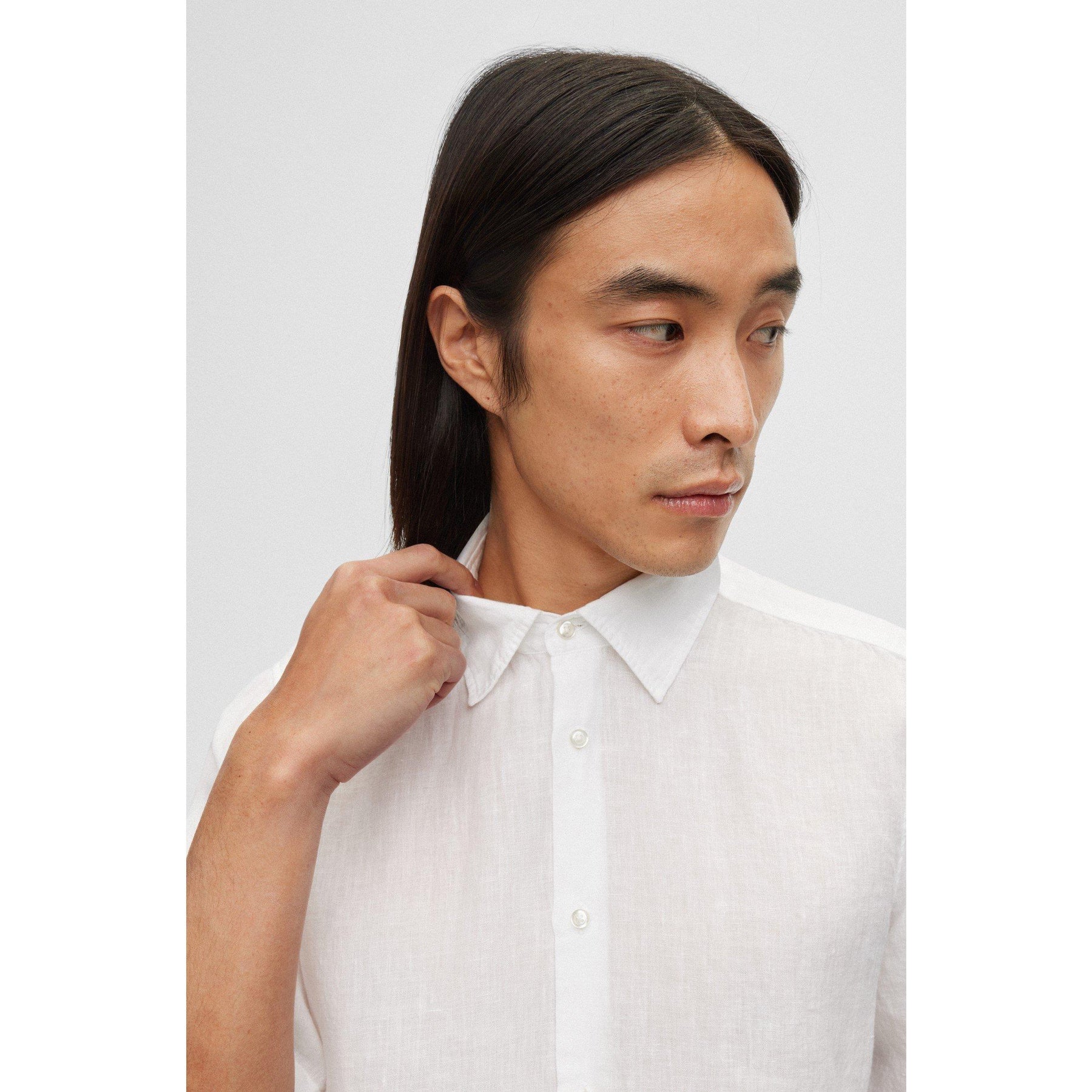 Men's Rash 2 Lin Plain Short-Sleeve Shirt