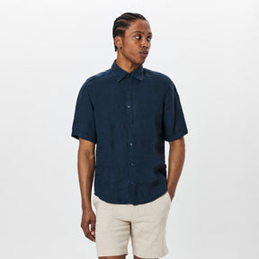 Men's Rash 2 Lin Plain Short-Sleeve Shirt