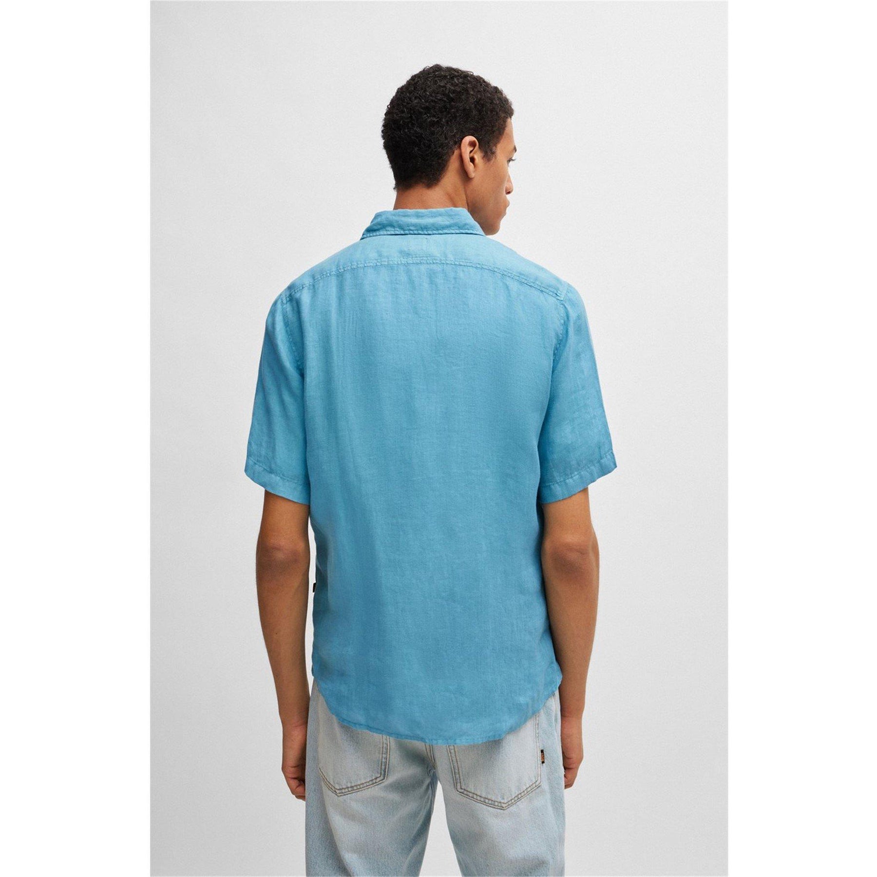 Men's Rash 2 Lin Plain Short-Sleeve Shirt