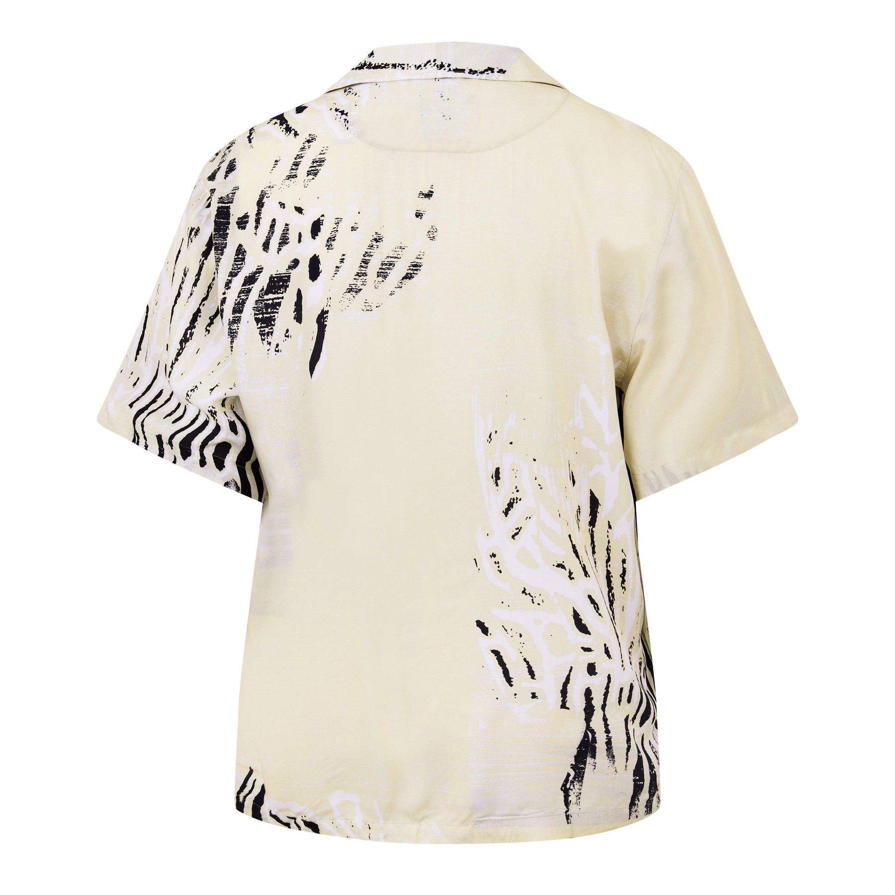 Men's Rayer Patterned Short-Sleeve Shirt