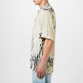 Men's Rayer Patterned Short-Sleeve Shirt