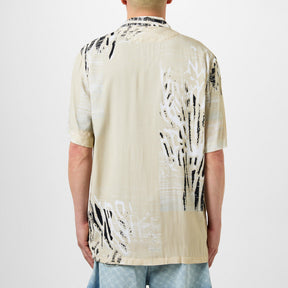 Men's Rayer Patterned Short-Sleeve Shirt
