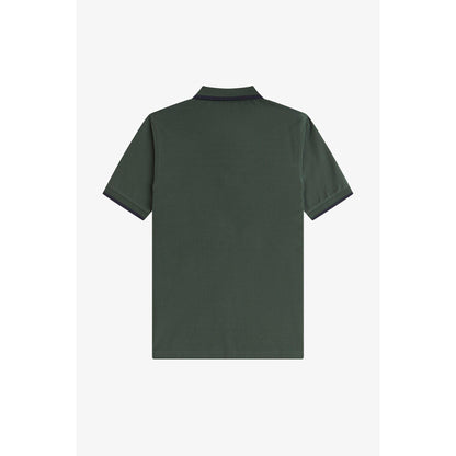 Crepe Zipped Short-Sleeve Polo Shirt