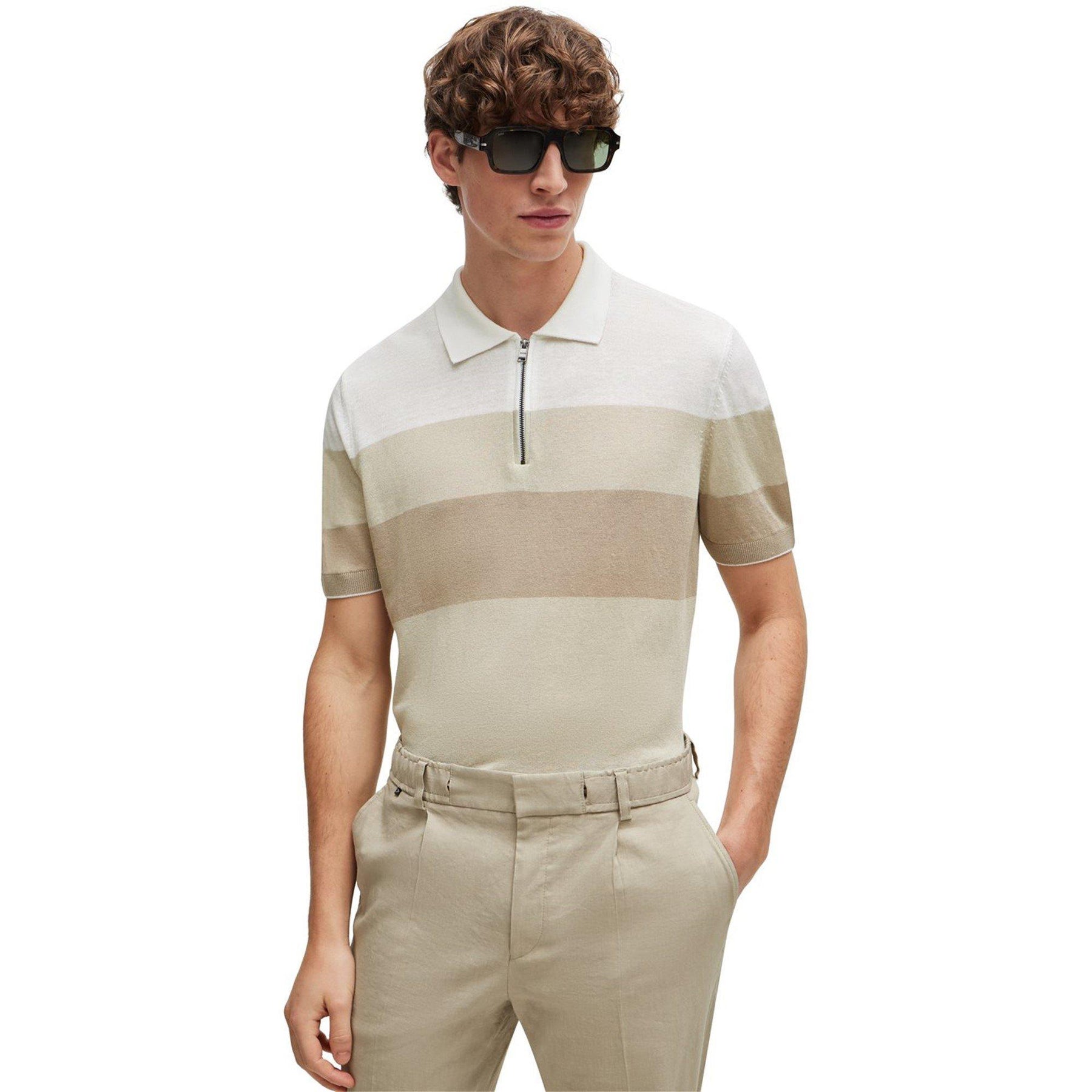 Men's Trieste Knitted Short-Sleeve Polo