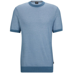 Men's HBB Tantino Knitted T Regular Fit T-Shirt