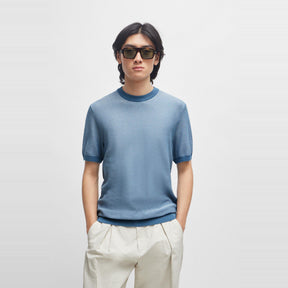 Men's HBB Tantino Knitted T Regular Fit T-Shirt