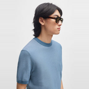 Men's HBB Tantino Knitted T Regular Fit T-Shirt