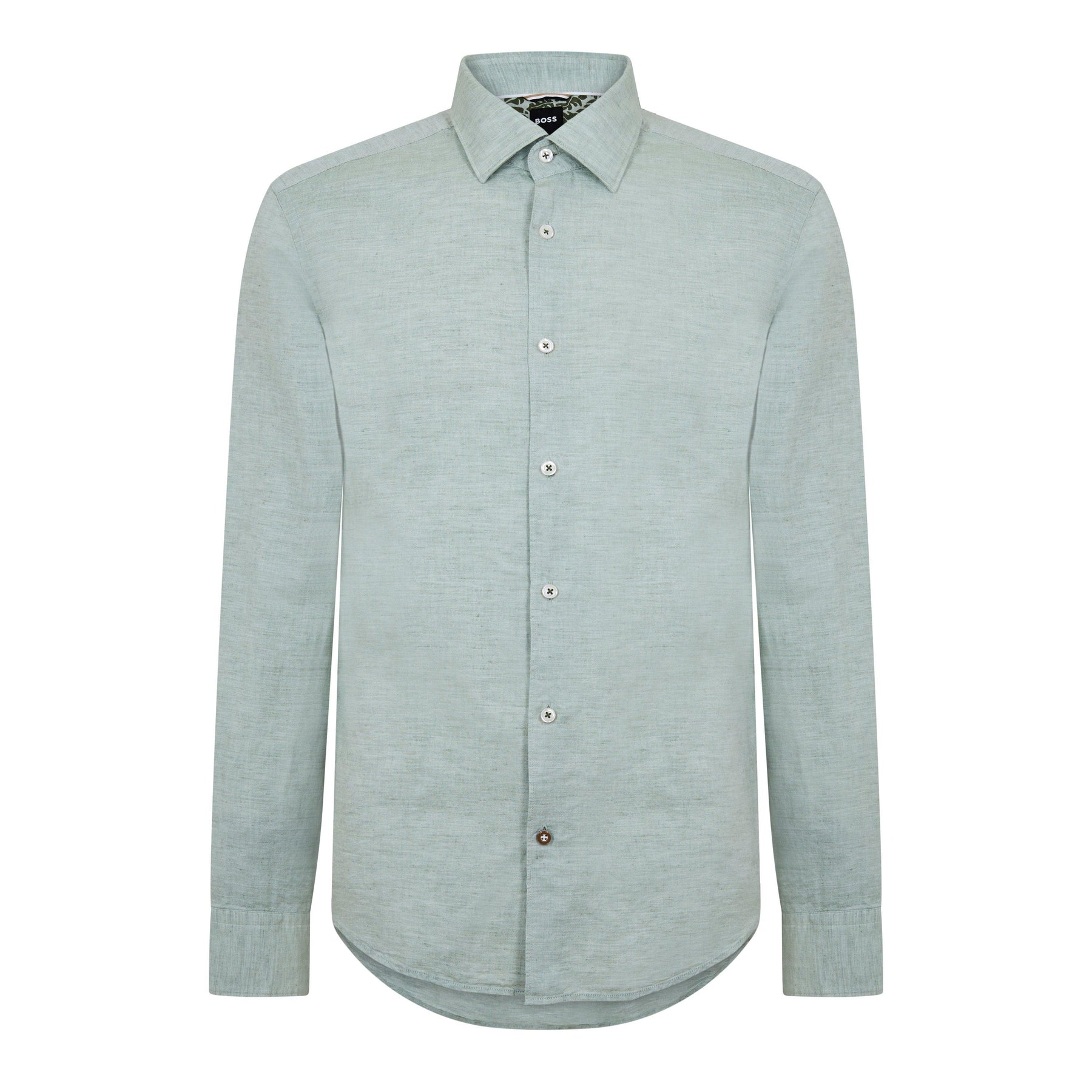 Men's C-HALC4 LinSht Plain Long-Sleeve Shirt