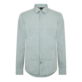 Men's C-HALC4 LinSht Plain Long-Sleeve Shirt