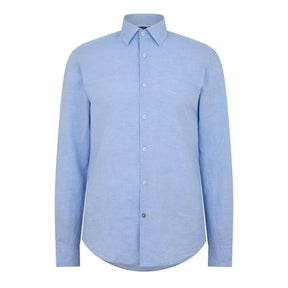 Men's C-HALC4 LinSht Plain Long-Sleeve Shirt
