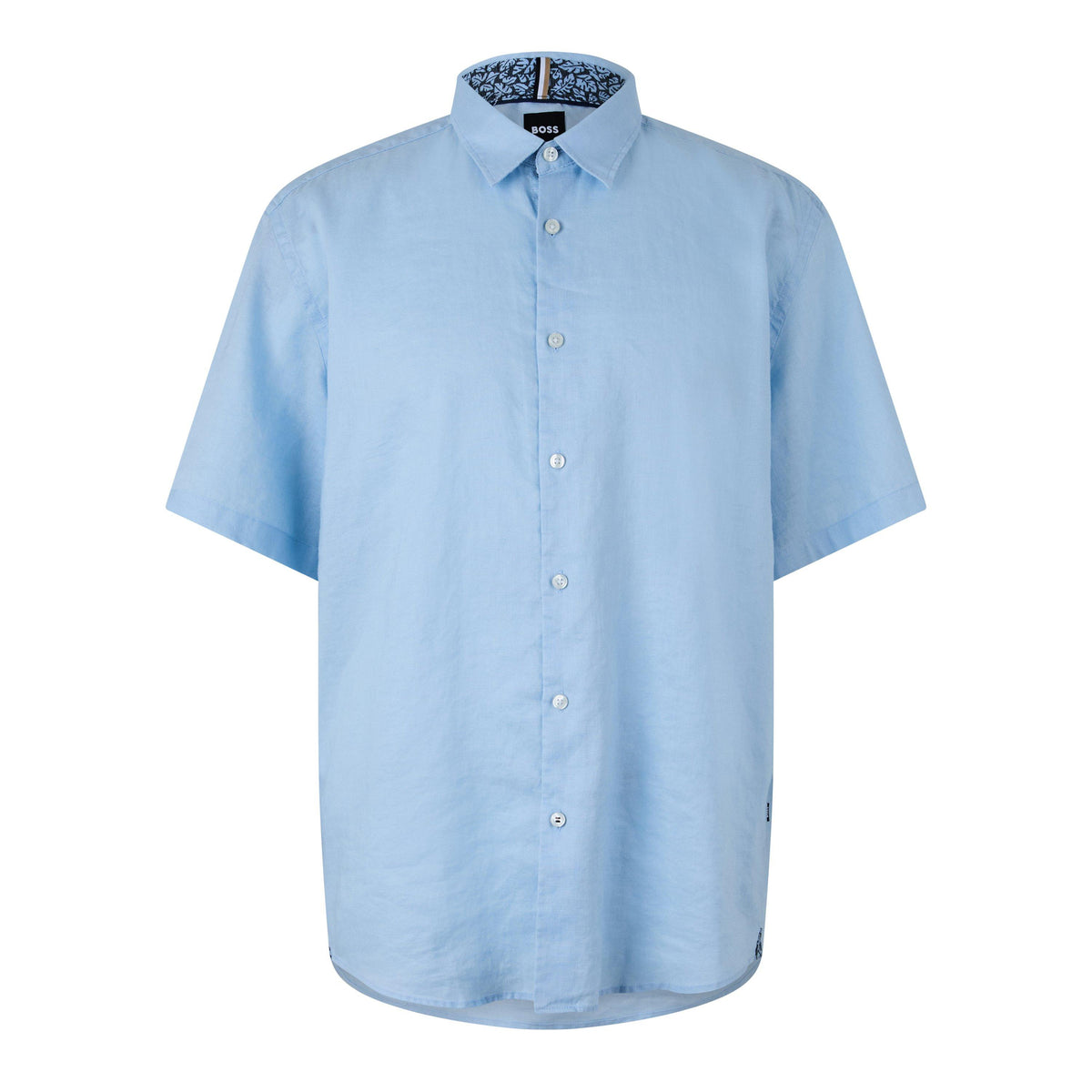 Men's HBB S-LIAM Short-Sleeve Plain Shirt