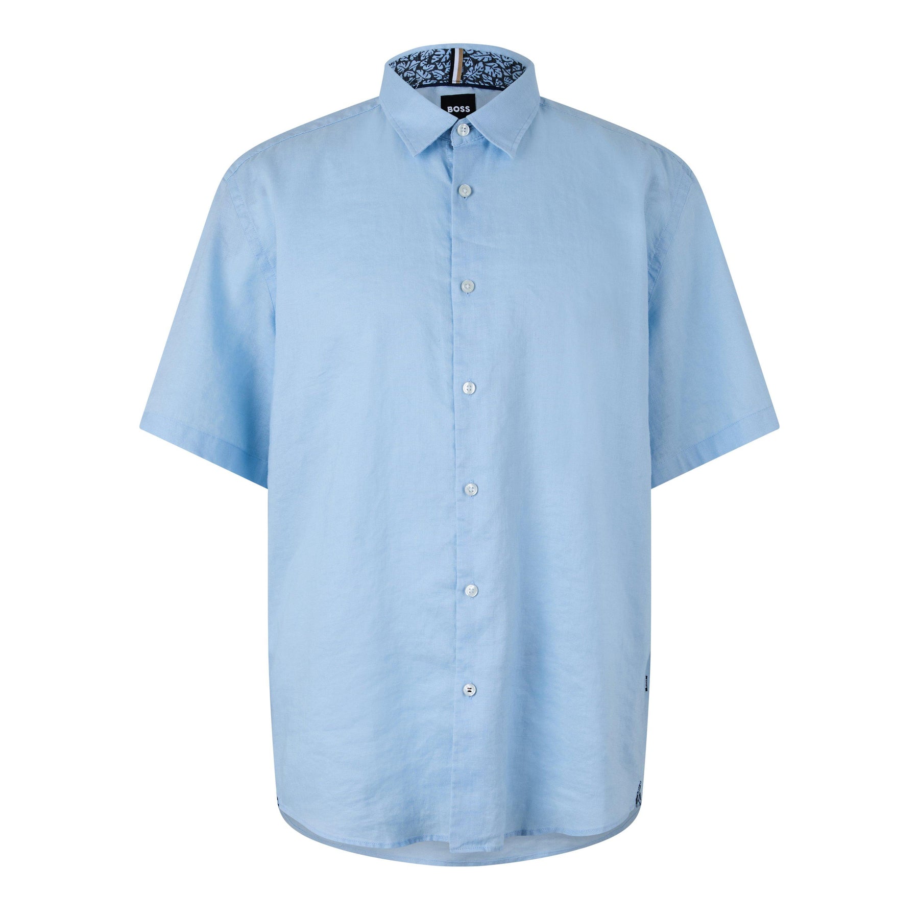 Men's HBB S-LIAM Short-Sleeve Plain Shirt